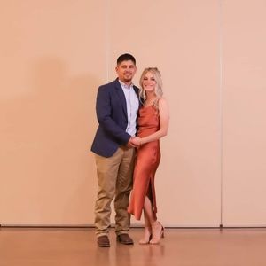 Petal + pup Satin Rust Dress